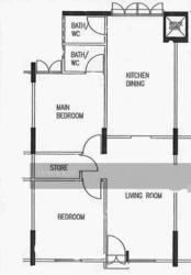 Blk 426 Bedok North Road (Bedok), HDB 3 Rooms #148301882